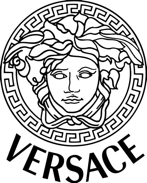 versace logo revolution|versace logo black and white.